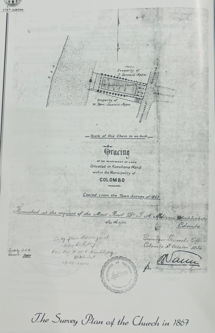 Historical church plan