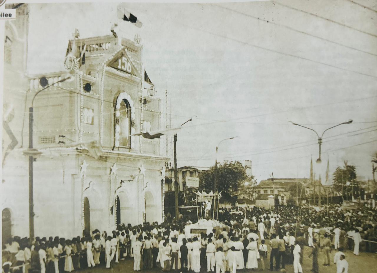 Black and white church photograph