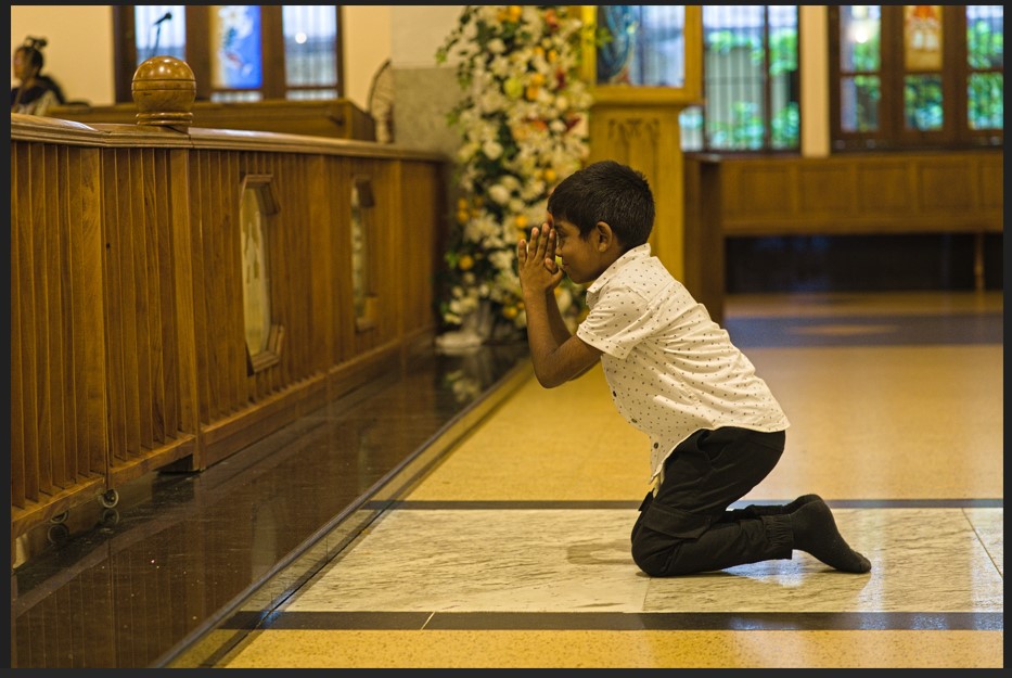 Child praying